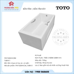 Bồn tắm TOTO PAY1525HVCW