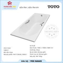 Bồn tắm TOTO PAY1710HV