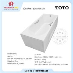 Bồn tắm TOTO PAY1715HVC