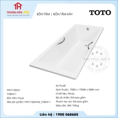 Bồn tắm TOTO PAY1720HV