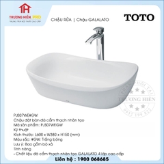 Chậu rửa TOTO PJS07WEGW