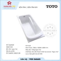 Bồn tắm TOTO PPY1560PEP