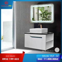 TỦ LAVABO NHÀ TẮM RLB-34 90cm*46cm*50cm