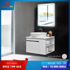 TỦ LAVABO NHÀ TẮM RLB-35 80cm*46cm*50cm