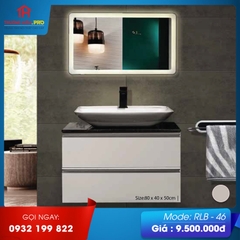 TỦ LAVABO NHÀ TẮM RLB-46 80cm*40cm*50cm