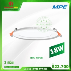 ĐÈN LED MINI PANEL 3 MÀU RPE-18-3C MPE