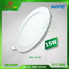 LED PANEL TRÒN 3 MÀU RPL-15-3C MPE