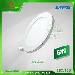 LED PANEL TRÒN 3 MÀU RPL-6-3C MPE