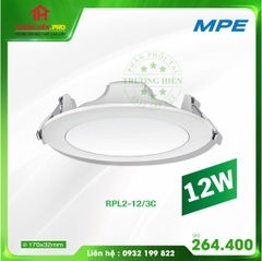 ĐÈN LED PANEL ÂM TRẦN 3 CHẾ ĐỘ MÀU RPL2-12W MPE