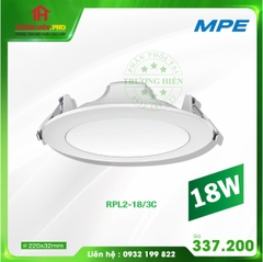 ĐÈN LED PANEL ÂM TRẦN 3 CHẾ ĐỘ MÀU RPL2-18W MPE