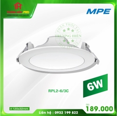 ĐÈN LED PANEL ÂM TRẦN 3 CHẾ ĐỘ MÀU RPL2-6W MPE