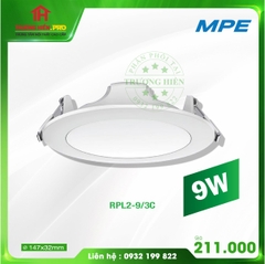 ĐÈN LED PANEL ÂM TRẦN 3 CHẾ ĐỘ MÀU RPL2-9W MPE