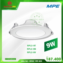 ĐÈN LED PANEL ÂM TRẦN RPL2-9W MPE