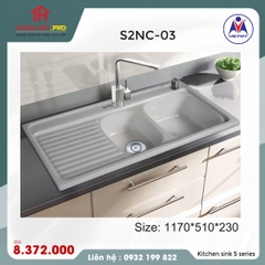 CHẬU RỬA CHÉN VIỆT MỸ S2NC-03