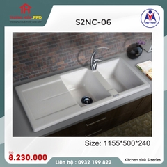 CHẬU RỬA CHÉN VIỆT MỸ S2NC-06