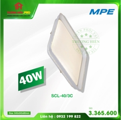 ĐÈN LED ỐP TRẦN ĐA NĂNG 3 CHẾ ĐỘ MÀU SCL-40W 3C MPE