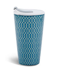 Ly sứ dưỡng sinh 0.48 L (K1) + nắp ống hút - Indigo (LTA)