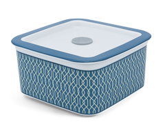 Hộp dưỡng sinh vuông đựng thực phẩm 15 cm + nắp - Indigo (LTA)