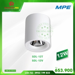 ĐÈN DOWNLIGHT TRÒN LẮP NỔI 12W MPE