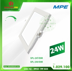 LED PANEL VUÔNG ÂM DIMMER 24W TRẮNG, VÀNG MPE