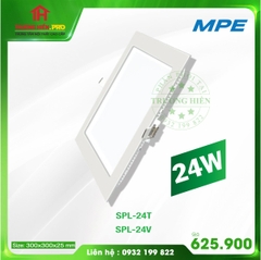 LED PANEL VUÔNG ÂM SPL-24 TRẮNG, VÀNG MPE