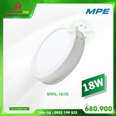 ĐÈN LED PANEL TRÒN NỔI 3 MÀU SRPL-18W MPE
