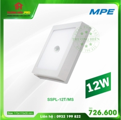 ĐÈN LED PANEL MOTION SENSOR SSPL-12T/MS MPE