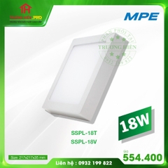 ĐÈN LED PANEL ỐP TRẦN NỔI VUÔNG 18W LED PANEL SSPL18 MPE