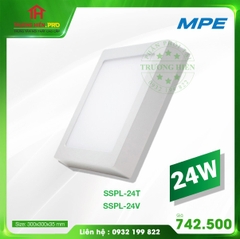 ĐÈN LED ỐP TRẦN NỔI VUÔNG 24W LED PANEL SSPL24 MPE