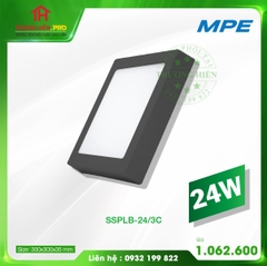 ĐÈN LED PANEL ỐP TRẦN NỔI VUÔNG 24W 3 MÀU SSPLB-24W MPE