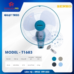 QUẠT TREO SENKO CÓ REMOTE MODEL TR1683