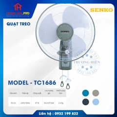 QUẠT TREO SENKO MODEL TC1686 