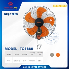 QUẠT TREO SENKO MODEL TC1880