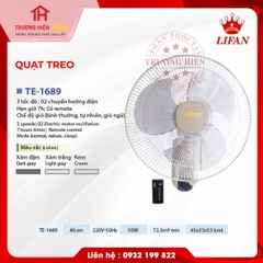QUẠT TREO TƯỜNG LIFAN TE -1689 