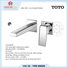 VÒI CHẬU TOTO TLG10307B