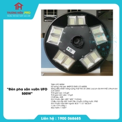 Đèn pha sân vườn UFO (500W)
