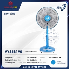  QUẠT LỬNG ASIA VY358190 XANH THIÊN THANH