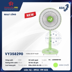  QUẠT LỬNG ASIA VY358290 XANH CHUỐI