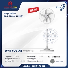  QUẠT ĐỨNG BÁN CÔNG NGHIỆP ASIA VY579890 MÀU XÁM