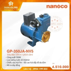 MÁY BƠM NƯỚC ĐẨY CAO PANASONIC GP-350JA-NV5