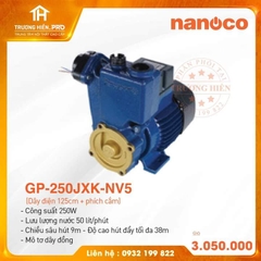 MÁY BƠM NƯỚC ĐẨY CAO PANASONIC GP-250JXK-NV5