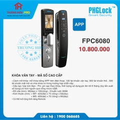 KHOÁ VÂN TAY - MÃ SỐ CAO CẤP PHGLOCK FPC6080 APP