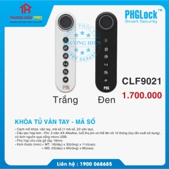 KHOÁ TỦ VÂN TAY - MÃ SỐ PHGLOCK CLF9021