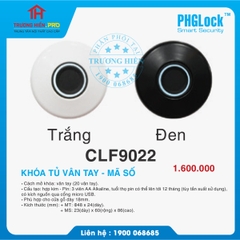 KHOÁ TỦ VÂN TAY - MÃ SỐ PHGLOCK CLF9022