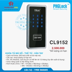 KHOÁ TỦ MÃ SỐ - THẺ TỪ - VÂN TAY PHGLOCK CL9152