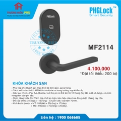 KHOÁ KHÁCH SẠN PHGLOCK MF2114