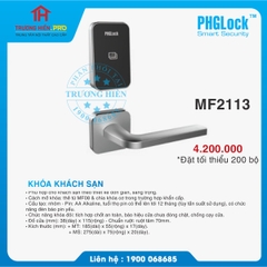 KHOÁ KHÁCH SẠN PHGLOCK MF2113