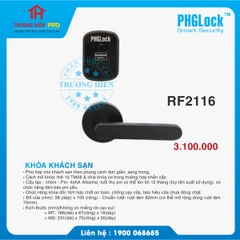 KHOÁ KHÁCH SẠN PHGLOCK RF2116