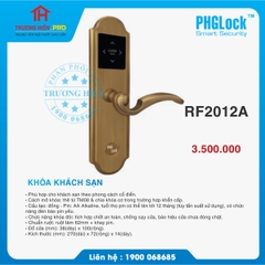 KHOÁ KHÁCH SẠN PHGLOCK RF2012A