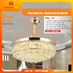 QUẠT TRẦN ĐÈN VIFAN CEILING VIFA 19